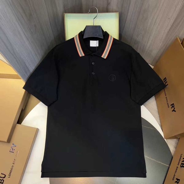 casual polo shirt summer short sleeved t shirt burbe designer shirts high version mens pure cotton tshirt tb embroidery men women pullover t, White;black
casual polo shirt summer short sleeved t shirt burbe designer shirts high version mens pure cotton tshirt tb embroidery men women pullover t, White;black