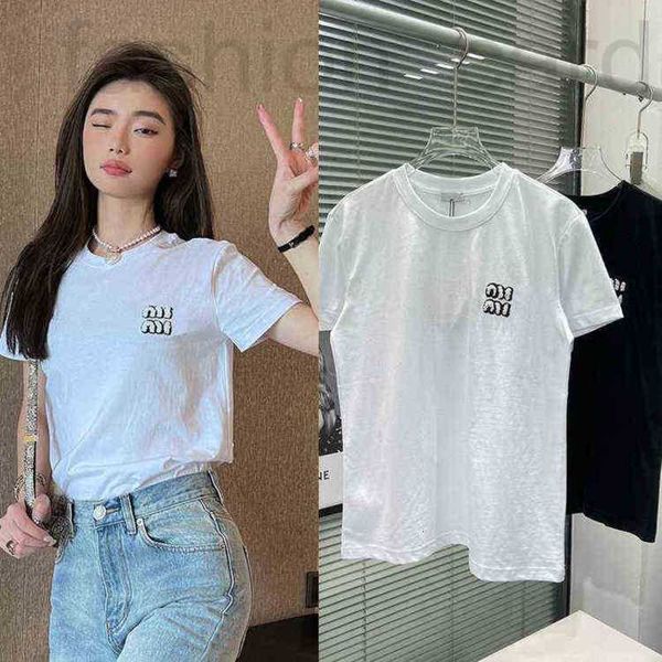 women's t-shirt designer summer black and white two-color nail bead badge embroidery simple loose versatile women's short sleeve t
women's t-shirt designer summer black and white two-color nail bead badge embroidery simple loose versatile women's short sleeve t