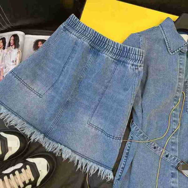 skirts designer 23 spring/summer fashionable age reducing tassel fringe elastic waist letter embroidery a-line denim skirt auag, Black
skirts designer 23 spring/summer fashionable age reducing tassel fringe elastic waist letter embroidery a-line denim skirt auag, Black