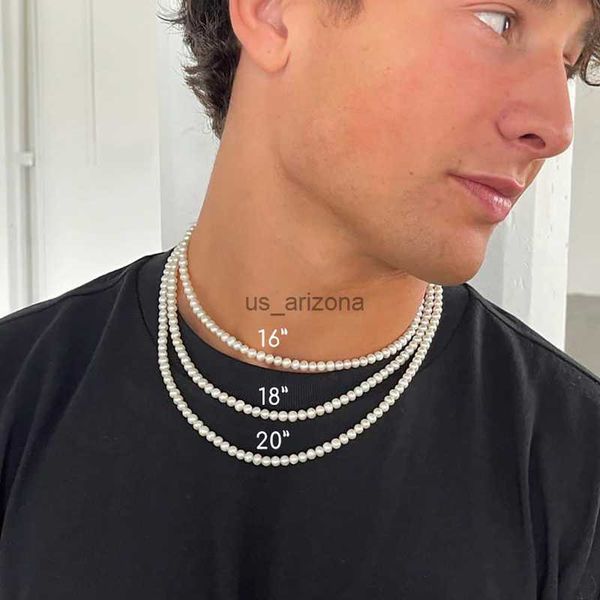 pearl necklace men simple handmade strand bead necklace 2023 new trendy men jewelry for women girls wedding banquet necklaces l230620, Silver
pearl necklace men simple handmade strand bead necklace 2023 new trendy men jewelry for women girls wedding banquet necklaces l230620, Silver