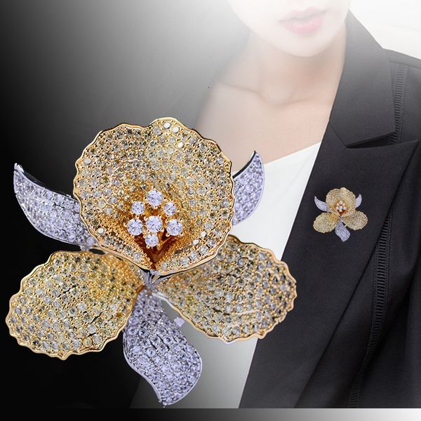 pins brooches okily luxurious cubic zirconia orchid flower brooch pin delicate floral pins and brooches for women valentine's gift 2306, Gray
pins brooches okily luxurious cubic zirconia orchid flower brooch pin delicate floral pins and brooches for women valentine's gift 2306, Gray