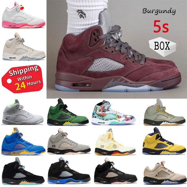 with box 2023 new jumpman 5 5s retro basketball shoes concord black metallic noir unc university blue raging bull bluebird aqua fire red sai
with box 2023 new jumpman 5 5s retro basketball shoes concord black metallic noir unc university blue raging bull bluebird aqua fire red sai