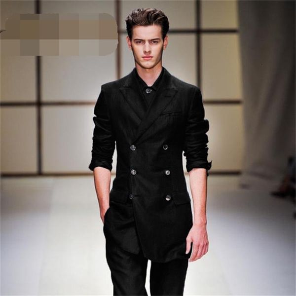 men's suits blazers medium and long suit coat british style autumn winter double breasted slim fit leisure youth 230630, White;black
men's suits blazers medium and long suit coat british style autumn winter double breasted slim fit leisure youth 230630, White;black