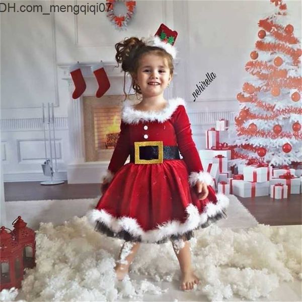 girl's dresses 6m-4t toddler kids baby girls christmas outfit long sleeve red velvet princess fur dress with belt children santa xmas g, Red;yellow
girl's dresses 6m-4t toddler kids baby girls christmas outfit long sleeve red velvet princess fur dress with belt children santa xmas g, Red;yellow
