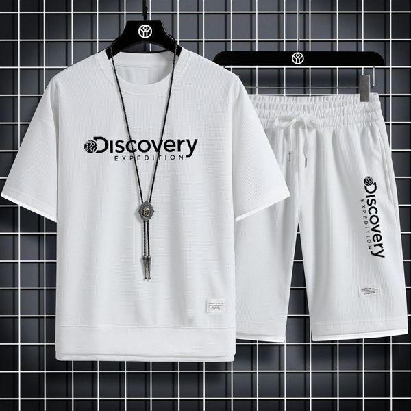 men's tracksuits summer discovery two piece set linen fabric casual t shirt and shorts mens sports suit fashion short sleeve tracksuit, Gray
men's tracksuits summer discovery two piece set linen fabric casual t shirt and shorts mens sports suit fashion short sleeve tracksuit, Gray