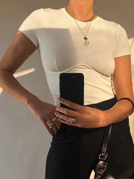 women's tshirt casual basic white crop t shirt elegant short sleeve woman tshirt high street cotton tshirts women summer 230630
women's tshirt casual basic white crop t shirt elegant short sleeve woman tshirt high street cotton tshirts women summer 230630