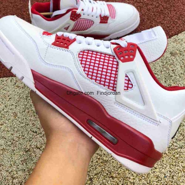 basketball jumpman 4s alternate 89 shoes 4 white black gym red outdoor running trainers sports sneakers ship with box, White;red
basketball jumpman 4s alternate 89 shoes 4 white black gym red outdoor running trainers sports sneakers ship with box, White;red