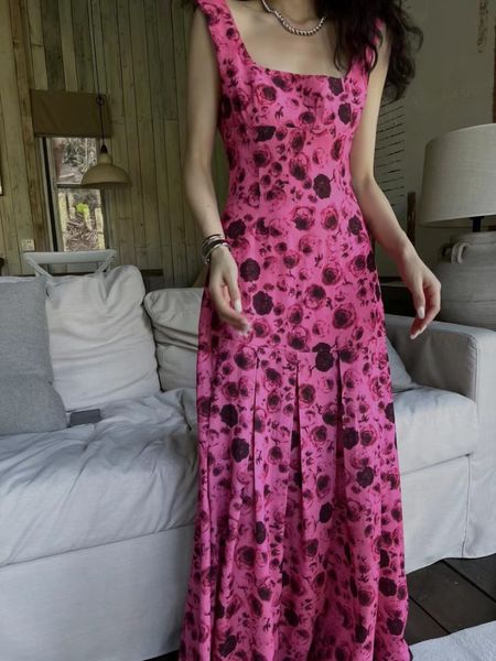 urban dresses adagirl vintage pink print backless long square neck high waist sleeveless a line vacation for 2023 summer dres 230630, White;black
urban dresses adagirl vintage pink print backless long square neck high waist sleeveless a line vacation for 2023 summer dres 230630, White;black