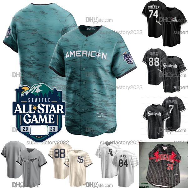 7 tim anderson white sox 2023 all star game baseball jersey yoan moncada eloy jimenez luis robert dylan cease mike clevinger lucas giolito y, Blue;black
7 tim anderson white sox 2023 all star game baseball jersey yoan moncada eloy jimenez luis robert dylan cease mike clevinger lucas giolito y, Blue;black