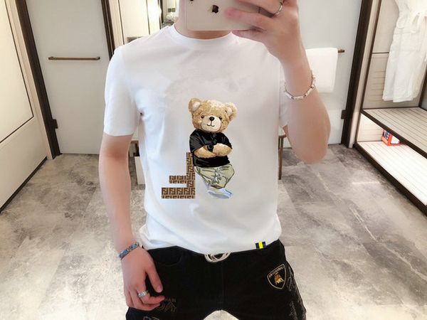 2023 summer cotton geometric cartoon print men's casual t-shirts crew neck short-sleeve breathable fashion men's tees fb009, White;black
2023 summer cotton geometric cartoon print men's casual t-shirts crew neck short-sleeve breathable fashion men's tees fb009, White;black