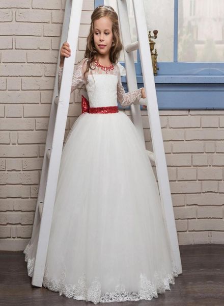 cute puffy tulle lace flower girl dresses for weddings long sleeves sequin bow sash ball gowns birthday party dresses kids formal 8643588, White;blue
cute puffy tulle lace flower girl dresses for weddings long sleeves sequin bow sash ball gowns birthday party dresses kids formal 8643588, White;blue