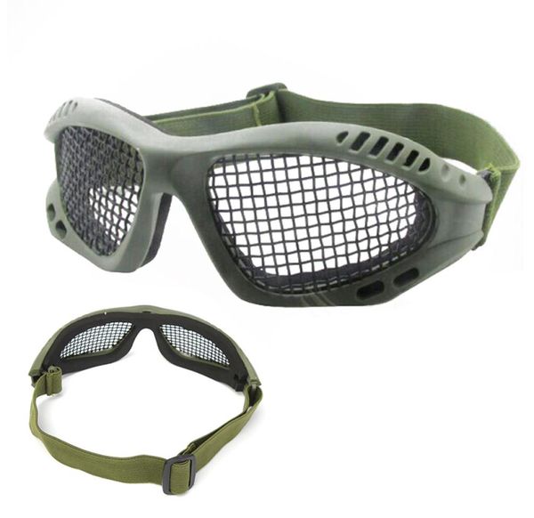 hunting tactical paintball sunglass goggles eyewear steel wire mesh airsoft net glasses shock resistance eye game protector9001268, Black
hunting tactical paintball sunglass goggles eyewear steel wire mesh airsoft net glasses shock resistance eye game protector9001268, Black
