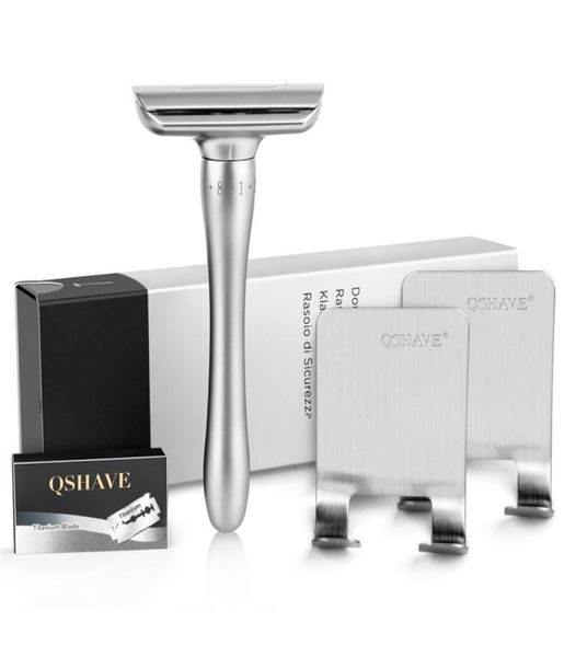 qshave adjustable safety razor with magnetic cover 1 razor 2 razor holder 5 blades 2203015312186
qshave adjustable safety razor with magnetic cover 1 razor 2 razor holder 5 blades 2203015312186