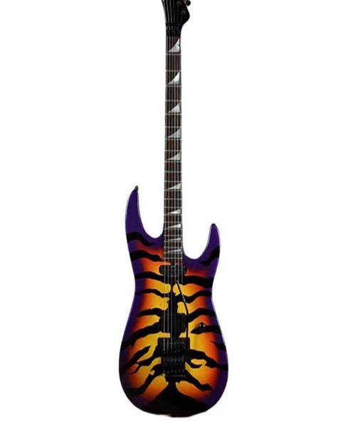japan george lynch tiger stripe sunburst purple red yellow electric guitar ebony fingerboard dot inlay floyd rose tremolo bridge4011581
japan george lynch tiger stripe sunburst purple red yellow electric guitar ebony fingerboard dot inlay floyd rose tremolo bridge4011581