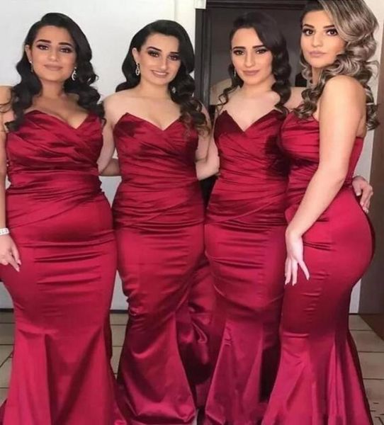 2021 burgundy mermaid bridesmaid dresses sweetheart sweep train maid of honor gowns backless elegant wedding guest party dres7135148, White;pink
2021 burgundy mermaid bridesmaid dresses sweetheart sweep train maid of honor gowns backless elegant wedding guest party dres7135148, White;pink
