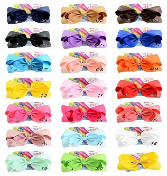 8 inch jojo siwa hair bow solid color with clips papercard metal logo girls giant rainbow rhinestone hair accessories hairpin hair1416057, Slivery;white
8 inch jojo siwa hair bow solid color with clips papercard metal logo girls giant rainbow rhinestone hair accessories hairpin hair1416057, Slivery;white
