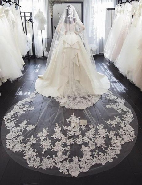 long wedding veil with lace applique edge white ivory 1t delicate lace bridal wedding veils chapel cathedral handmade custom 7792391, Black
long wedding veil with lace applique edge white ivory 1t delicate lace bridal wedding veils chapel cathedral handmade custom 7792391, Black