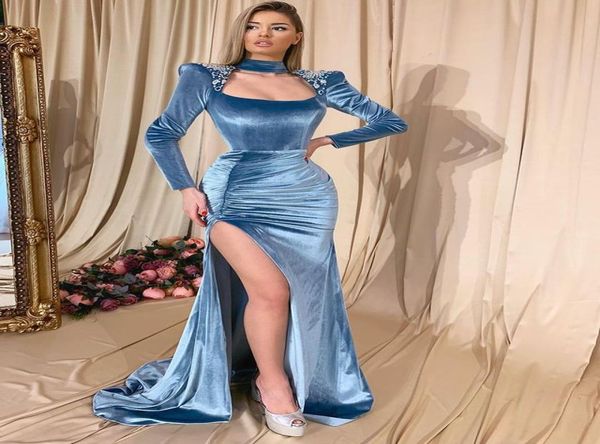 aso ebi arabic mermaid velvet evening dresses crystals beaded prom dresses high split formal party second reception gowns zj41805418, Black
aso ebi arabic mermaid velvet evening dresses crystals beaded prom dresses high split formal party second reception gowns zj41805418, Black