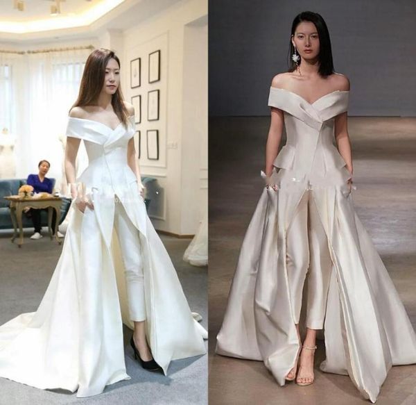 women jumpsuit with long white evening dresses off shoulder sweep train elegant prom dress party zuhair murad dress vestidos2771238, Black;red
women jumpsuit with long white evening dresses off shoulder sweep train elegant prom dress party zuhair murad dress vestidos2771238, Black;red