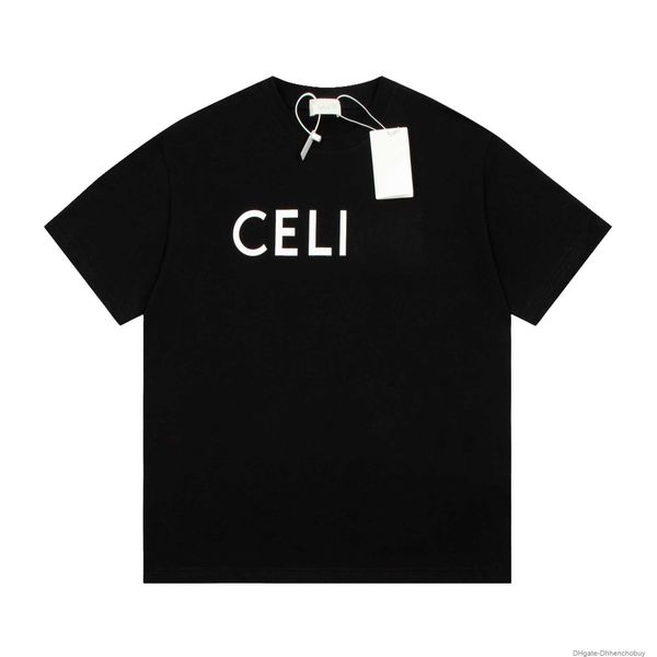 high version c family 2023 spring/summer new basic letter printing loose casual three standard complete t-shirt, White;black
high version c family 2023 spring/summer new basic letter printing loose casual three standard complete t-shirt, White;black