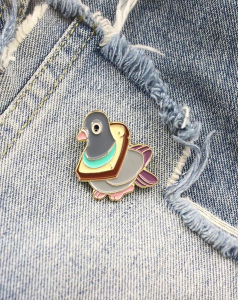 rng cute bird bread metal enamel pin wheat delicious slice collar fun cartoon animal brooch shirt badge bag lapel jewelry gift9010167, Blue
rng cute bird bread metal enamel pin wheat delicious slice collar fun cartoon animal brooch shirt badge bag lapel jewelry gift9010167, Blue