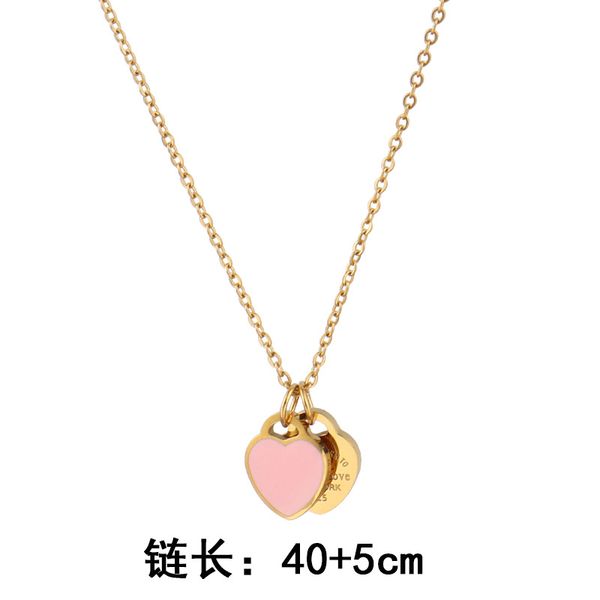 designer necklacecross border product necklaces, love enamel heart shaped pendants, titanium steel valentine's day gifts, girlfriend je, Silver
designer necklacecross border product necklaces, love enamel heart shaped pendants, titanium steel valentine's day gifts, girlfriend je, Silver