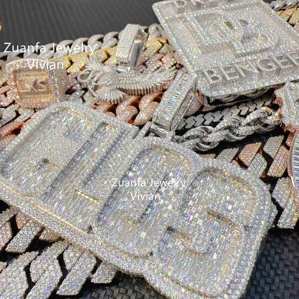 custom name letter necklace pendant silver 925 vvs moissanite iced out diamond hip hop pendant
custom name letter necklace pendant silver 925 vvs moissanite iced out diamond hip hop pendant