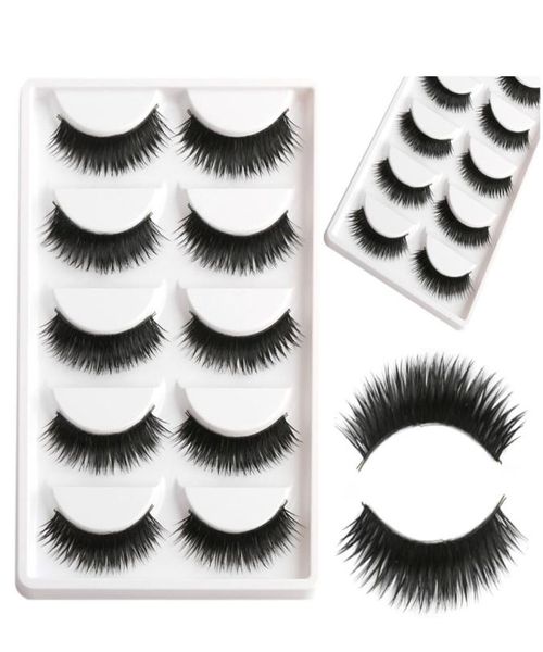 thick false eyelashes 1 box 5 pairs short thick black natural smoky makeup long fake eye lashes5091457
thick false eyelashes 1 box 5 pairs short thick black natural smoky makeup long fake eye lashes5091457