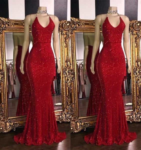 sparkly red sequinsv neck backless prom dresses 2019 halter mermaid long prom gowns low back arabic party dress bc10853705201, Black 
sparkly red sequinsv neck backless prom dresses 2019 halter mermaid long prom gowns low back arabic party dress bc10853705201, Black