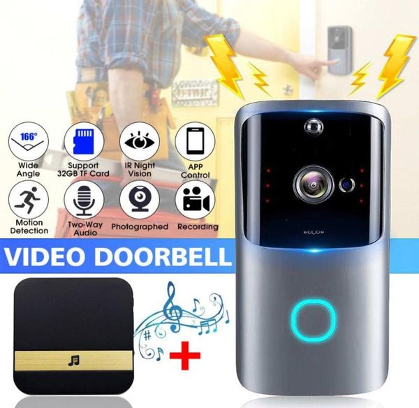 1080p smart wifi video doorbell camera visual intercom night vision ip door bell wireless home security camera with chime9229078
1080p smart wifi video doorbell camera visual intercom night vision ip door bell wireless home security camera with chime9229078