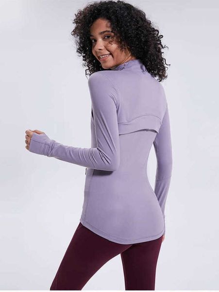 lulu-78 spring autumn new zipper jacket quick-drying yoga clothes long-sleeve thumb hole training running women slim fitness coat running yo, White
lulu-78 spring autumn new zipper jacket quick-drying yoga clothes long-sleeve thumb hole training running women slim fitness coat running yo, White