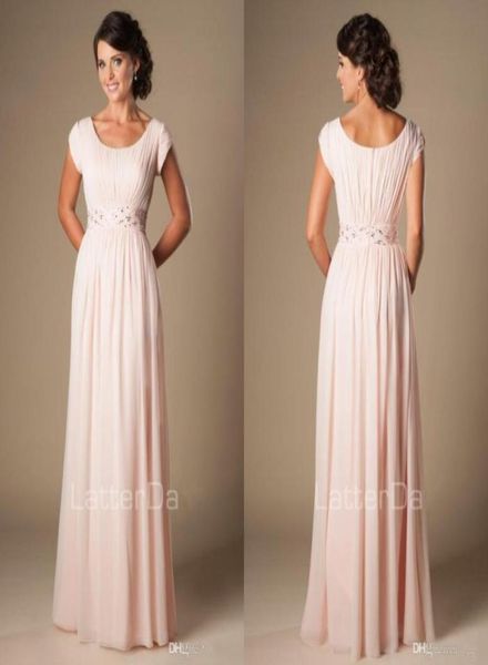 blushing pink long formal full length modest chiffon beach evening bridesmaid dresses with cap sleeves beaded ruched bridesmaids d8102825, White;pink
blushing pink long formal full length modest chiffon beach evening bridesmaid dresses with cap sleeves beaded ruched bridesmaids d8102825, White;pink