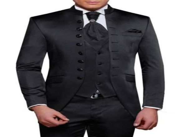 handsome single breasted groomsmen mandarin lapel groom tuxedos men suits weddingpromdinner man blazer jacket pants tie vest a241209283, Black;gray
handsome single breasted groomsmen mandarin lapel groom tuxedos men suits weddingpromdinner man blazer jacket pants tie vest a241209283, Black;gray