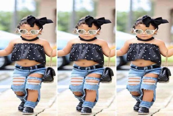 baby girl clothes sets kids girls summer off shoulder tshirthole jeanshairband jeans girls clothing set8557594, White
baby girl clothes sets kids girls summer off shoulder tshirthole jeanshairband jeans girls clothing set8557594, White