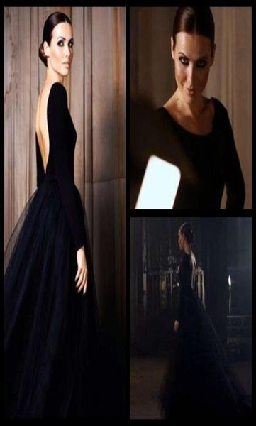 simple black puffy tulle skirt open back elegant long sleeve evening dresses 2020 formal gown new arrival5743132, Black;red
simple black puffy tulle skirt open back elegant long sleeve evening dresses 2020 formal gown new arrival5743132, Black;red