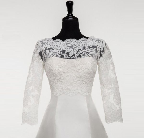 wedding jacket with sleeves 2019 boat neck appliqued lace bridal jacket bolero 34 sleeves buttons back custom made3187510, White
wedding jacket with sleeves 2019 boat neck appliqued lace bridal jacket bolero 34 sleeves buttons back custom made3187510, White