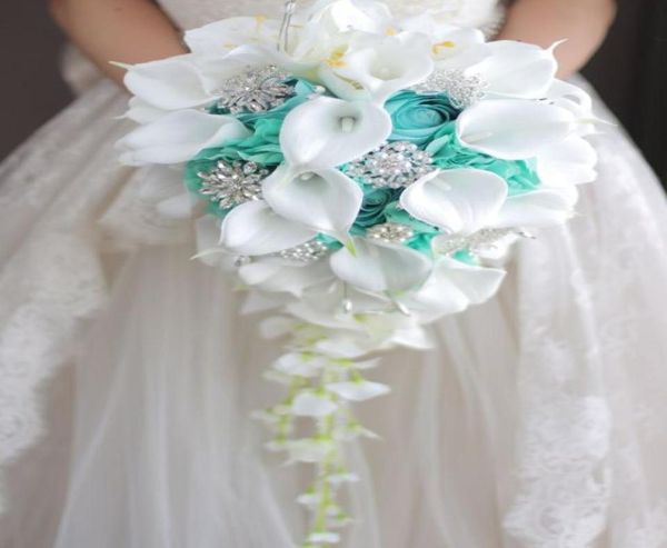 2018 highend custom white calla lilies mint green rose hydrangea diy pearl crystal brooch drop bridal bouquet4032179
2018 highend custom white calla lilies mint green rose hydrangea diy pearl crystal brooch drop bridal bouquet4032179