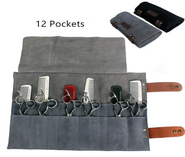 real leather hair stylist professional barber scissor pouch cases salon hairdresser scissors tool holster folding bag 12 pockets8824092
real leather hair stylist professional barber scissor pouch cases salon hairdresser scissors tool holster folding bag 12 pockets8824092