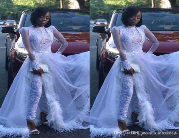 white women jumpsuit with detachable train high neck lace appliqued crystal long sleeve prom dress luxury feather formal evening g9208779, Black;red
white women jumpsuit with detachable train high neck lace appliqued crystal long sleeve prom dress luxury feather formal evening g9208779, Black;red