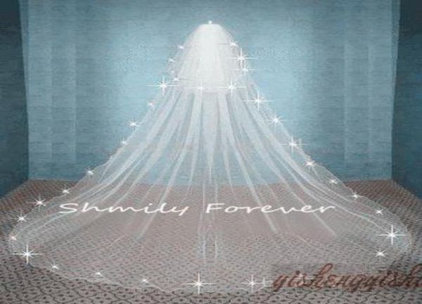 lowest 18 crystal stunning whiteivory wedding veil 2 tier cathedral bridal veils bride long veil with comb 664849, Black
lowest 18 crystal stunning whiteivory wedding veil 2 tier cathedral bridal veils bride long veil with comb 664849, Black