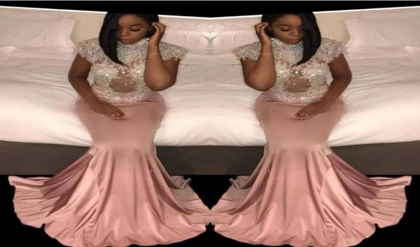 sequins beaded high neck prom dresses 2k17 dusty pink mermaid evening gowns cap sleeves waist see through cocktail formal party ve1557183, Black
sequins beaded high neck prom dresses 2k17 dusty pink mermaid evening gowns cap sleeves waist see through cocktail formal party ve1557183, Black