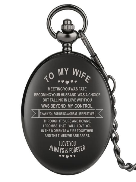 to my wife design engraving custom retro quartz pocket watch anniversary couples gifts arabic numerals display pendant clock5292534, Slivery;golden
to my wife design engraving custom retro quartz pocket watch anniversary couples gifts arabic numerals display pendant clock5292534, Slivery;golden