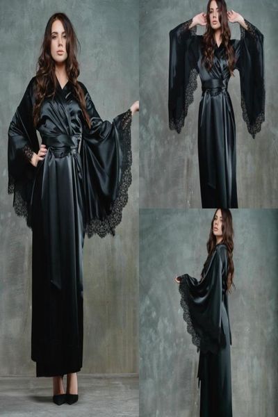 black women night robe bathrobe wedding bride bridesmaid robes silk satin lace sleepwear pyjamas long lingeries bridal party showe6872058, White
black women night robe bathrobe wedding bride bridesmaid robes silk satin lace sleepwear pyjamas long lingeries bridal party showe6872058, White