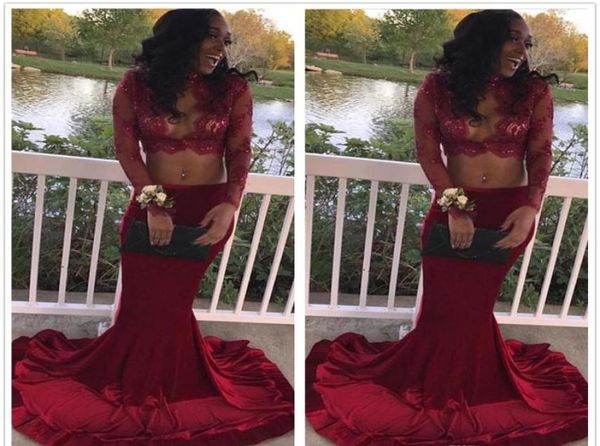 2019 black girls two pieces prom dress sheer high neck long formal pageant holidays wear graduation evening party gown custom made2825693
2019 black girls two pieces prom dress sheer high neck long formal pageant holidays wear graduation evening party gown custom made2825693