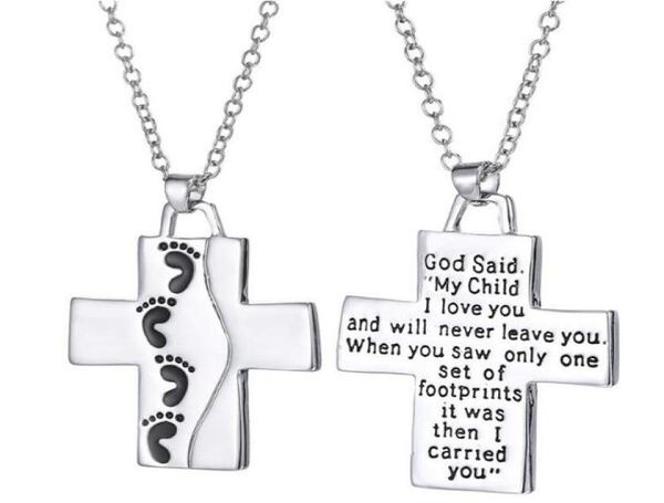 2018 foot jesus cross necklace letters my child i love you pendant fashion jewelry gift for women kids1072384, Red;brown
2018 foot jesus cross necklace letters my child i love you pendant fashion jewelry gift for women kids1072384, Red;brown