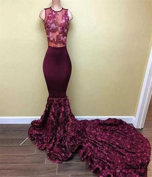 chic 3d rose flower sweep train prom gowns appliques formal party dress gorgeous african burgundy long mermaid prom dresses vestid7681102, Black
chic 3d rose flower sweep train prom gowns appliques formal party dress gorgeous african burgundy long mermaid prom dresses vestid7681102, Black