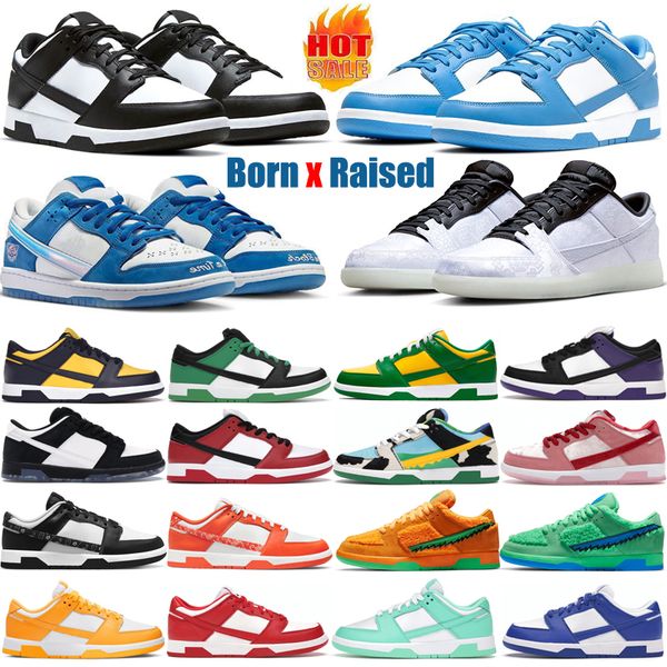 born x raised designer sports flat running shoes mens low flat 20th anniversary active fuchsia sneakers casual panda men women unc triple pi
born x raised designer sports flat running shoes mens low flat 20th anniversary active fuchsia sneakers casual panda men women unc triple pi