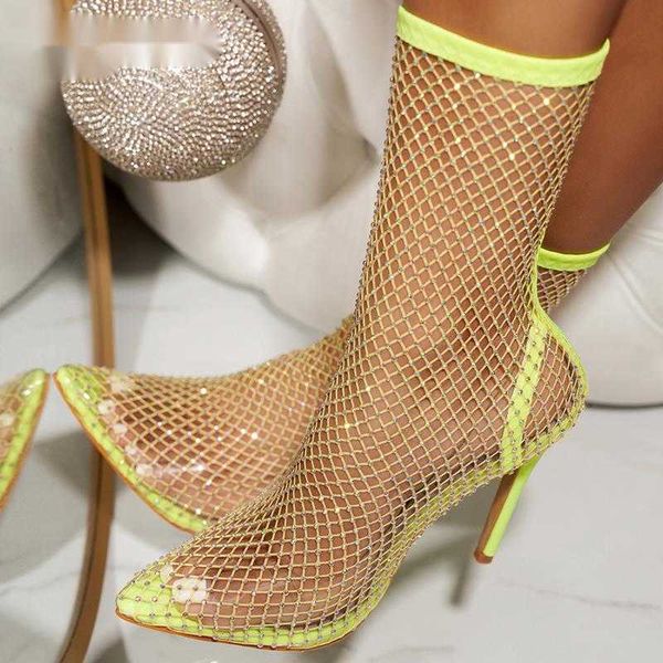 sandals designer mesh stretch fabric ankle boots pointed toe high heels female crystal pumps pole dance shoes 230511, Black
sandals designer mesh stretch fabric ankle boots pointed toe high heels female crystal pumps pole dance shoes 230511, Black