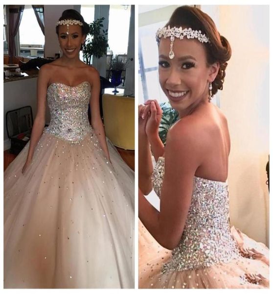 luxury beading sequined sweetheart puffy sweet 16 dresses champagne tulle lace up back quinceanera dress masquerade prom ball gown7048987, Blue;red
luxury beading sequined sweetheart puffy sweet 16 dresses champagne tulle lace up back quinceanera dress masquerade prom ball gown7048987, Blue;red
