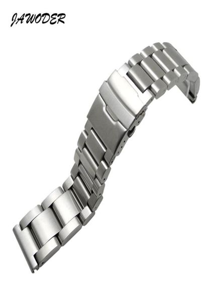 jawoder watchband 20 22 24 26mm men thick pure solid stainless steel brushed watch band strap deployment buckle bracelets3790496, Black;brown
jawoder watchband 20 22 24 26mm men thick pure solid stainless steel brushed watch band strap deployment buckle bracelets3790496, Black;brown